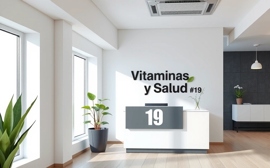 Oficina moderna de Vitaminasnaturalesym
