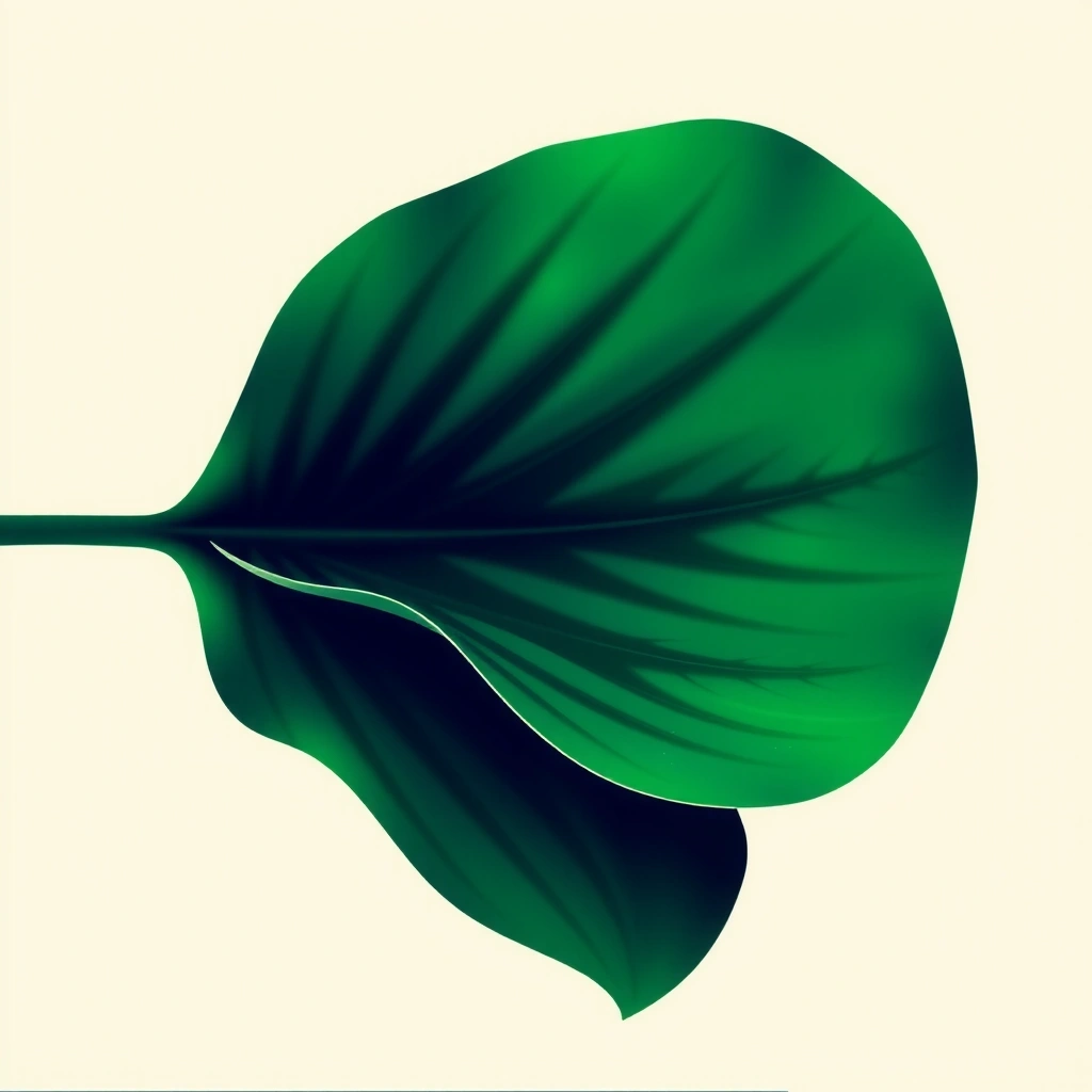 Hoja verde simbolizando la naturaleza